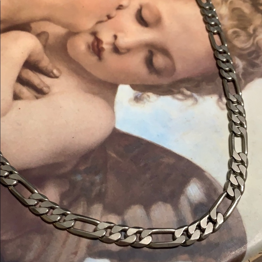 Sterling Silver 925 Solid Thick Figuro Chain ! - image 1